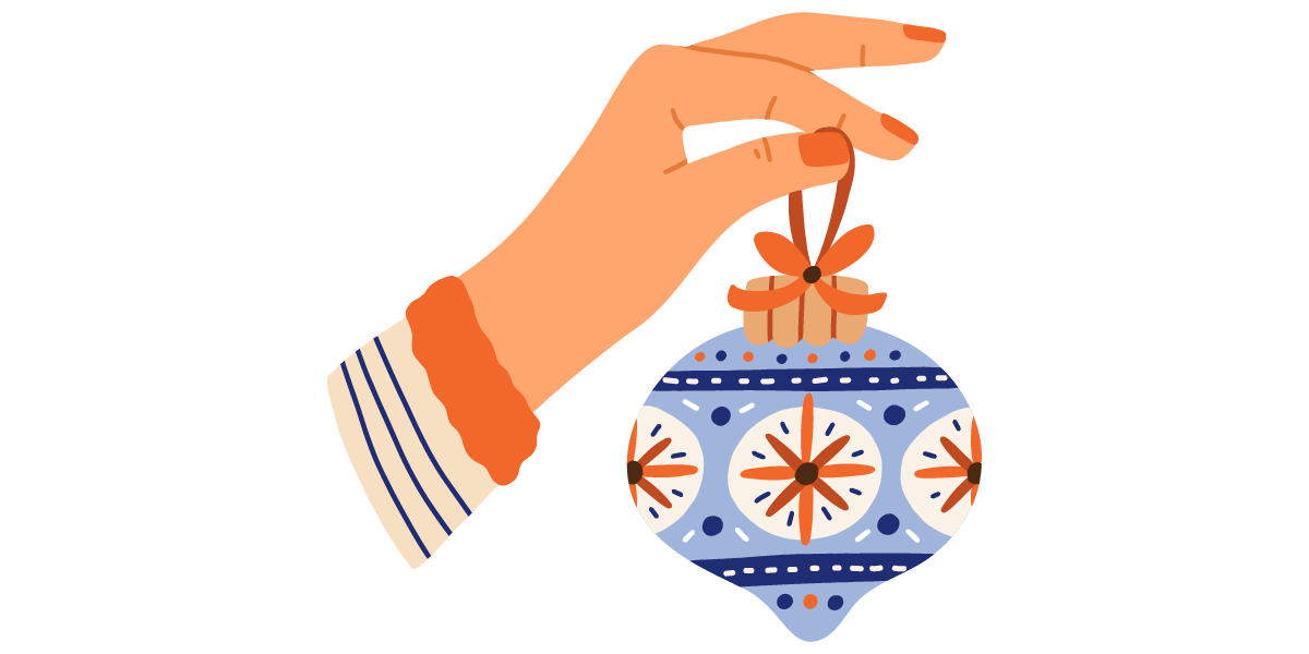 Consejo #8: Reutiliza los adornos de Navidades pasadas