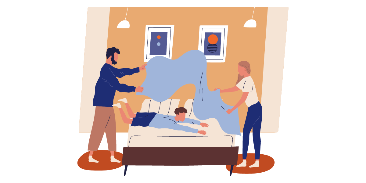 Arregla tu cama por la mañana