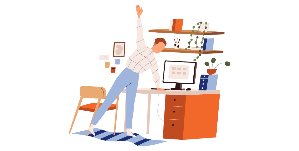 Trabajar desde casa no debe significar que estés todo el día en ella. Intenta salir por lo menos una vez al día, si es posible, para cambiar de escenario lo cual te ayudará a deshacerte de los bloqueos mentales y bajar los niveles de estrés.  Cambiar de ambiente para trabajar en un café u otro espacio donde no tengas interrupciones, te ayudará a enfocarte, además de que verás a otras personas que trabajan remoto igual que tú.   Consejo #4: Habla por teléfono o vídeollamada  Cuando trabajas en la oficina es muy probable que estés en constante interacción con tus compañeros de trabajo. Sin embargo, cuando trabajas remoto es posible que pases mucho tiempo a solas y/o en silencio.   Saca tiempo para coger el teléfono y tener una conversación real, en lugar de tener toda la comunicación a través de correos electrónicos o mensajes instantáneos.  La comunicación es indispensable para un trabajo exitoso en equipo y para nuestra salud mental, además de que ver las caras de tus colegas, humaniza la experiencia laboral.   Consejo #5: Toma descansos regulares